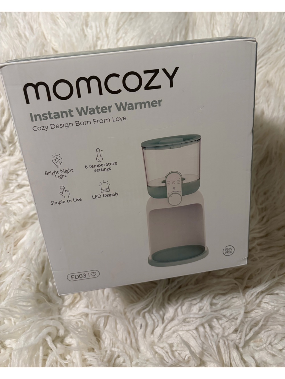 NWT - Momcozy Mint Baby Bottle Water Warmer & Dispenser - Picture 7 of 9